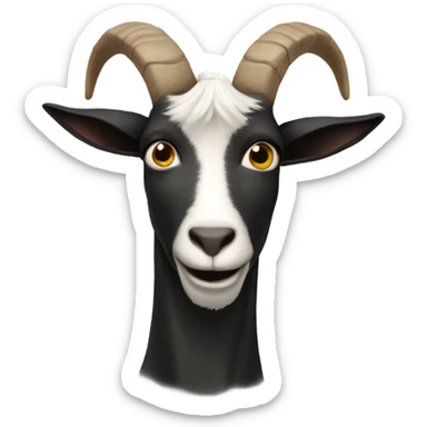 Half man half goat  sticker