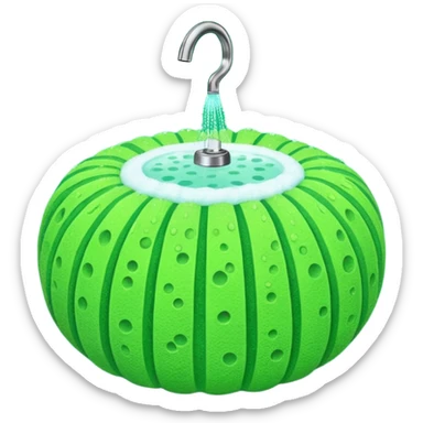Shower loofah  sticker