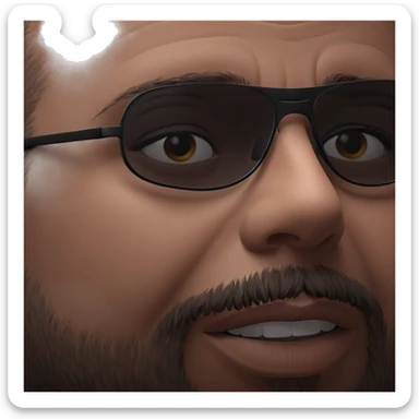 girl gazing at camera sticker