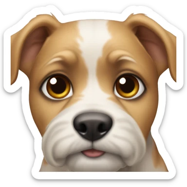 2 dogs pudels  sticker