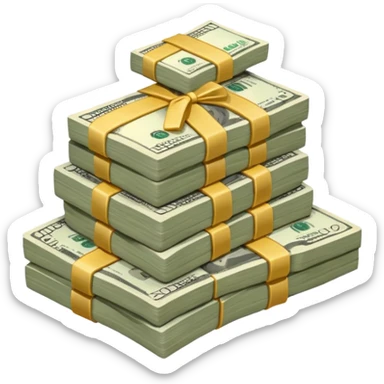 wifi cash stack sticker