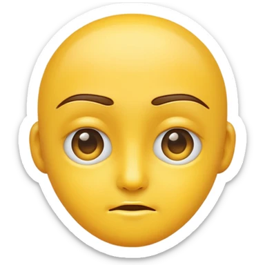 Side eye emoji sticker