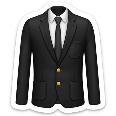 school blazer black sticker