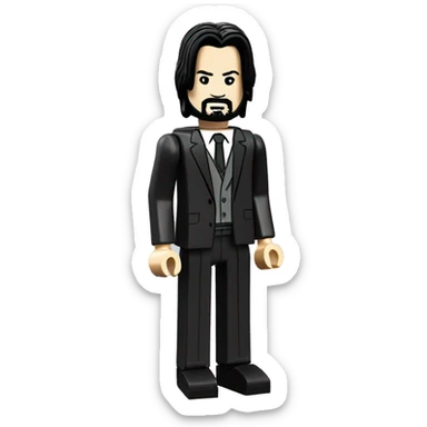 KEANU REEVES lego full body sticker