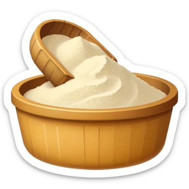 pouder flour  sticker