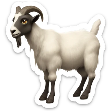 Goatman combination sticker