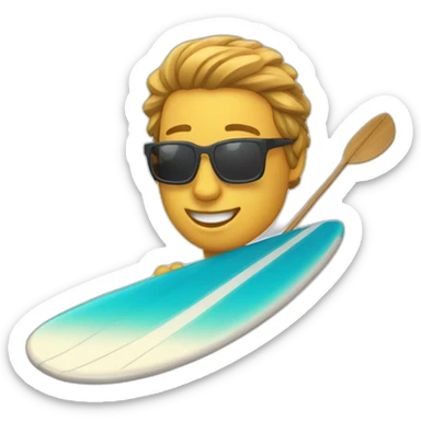 Tabla de surf sticker