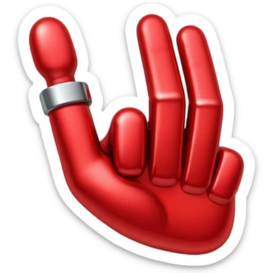 middle fingue in youtube icon sticker