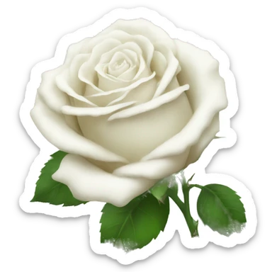 White roses sticker
