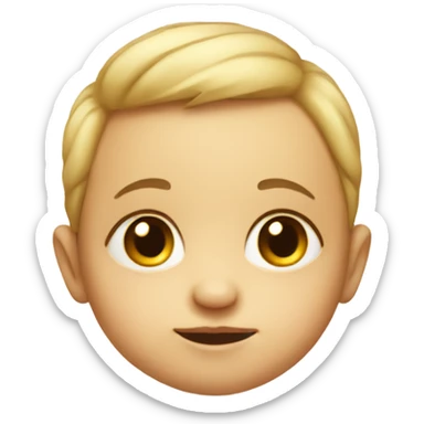 Baby who looks like a math genius  sticker