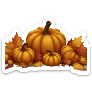 Fall decor  sticker