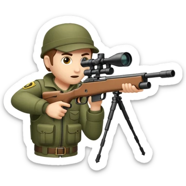 Sniper aim sticker