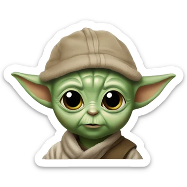 I don’t know baby yoda sticker
