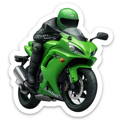 kawasaki ninja motorcycle sticker