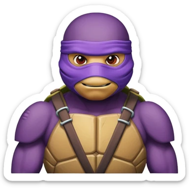 ninja turtle purple sticker