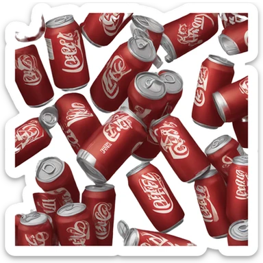 Dr pepper can icon sticker