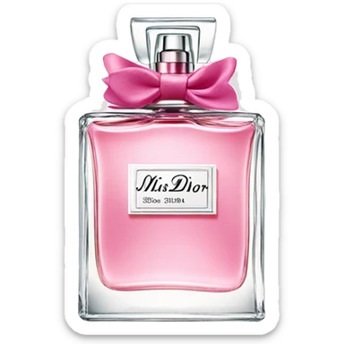 miss dior perfume  sticker