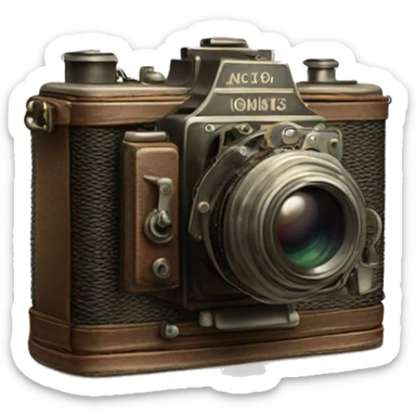 A vintage old camera ￼ sticker