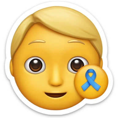 imagine an emoji text “AT7M pitong may mga autism” pink background and design sticker