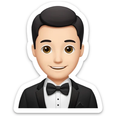 gay man groom sticker