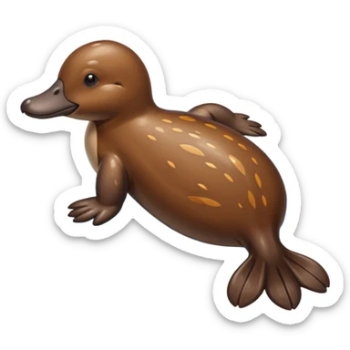Realistic Platypus sticker