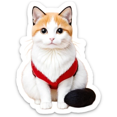 милая девушка ангел с нимбом и крыльями, с рыжими прямыми волосами по плечи, с черными макияжем глаз, тонкими бровями, с улыбкой, в стиле Apple avatar sticker