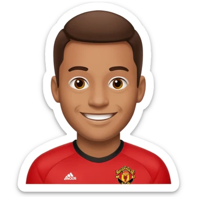 football supporter, manchester united sticker