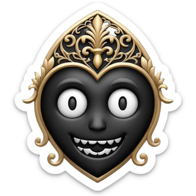 Gothic emoji sticker