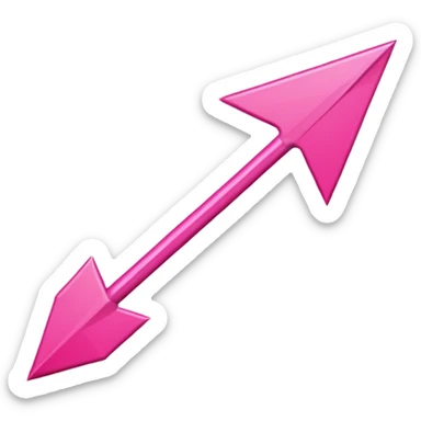 pinkpixel arow high sticker