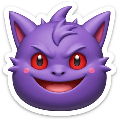 gengar chibi sticker