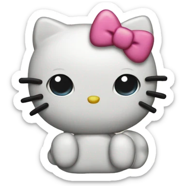 Hello kitty, star eyes  sticker