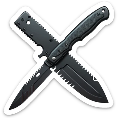 tactical knife sticker
