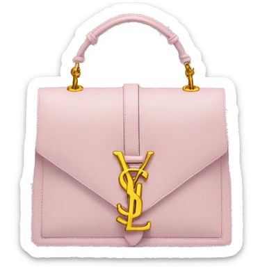 Light pink ysl shoulder bag sticker