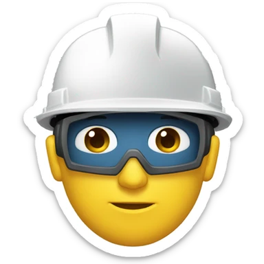 Casco de construcción  sticker