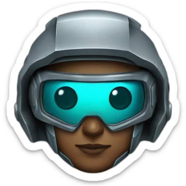 sci-fi  nano armadura roupa sticker