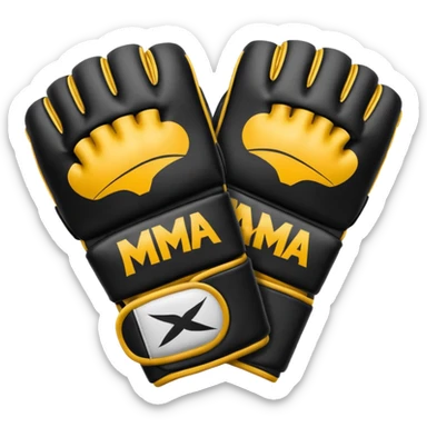 Mma gloves sticker
