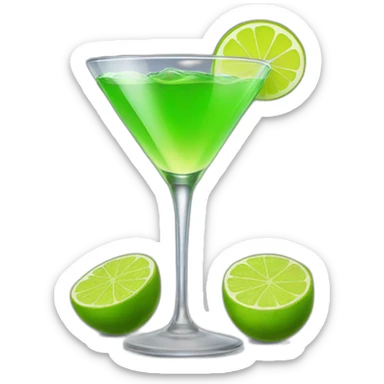 cocktail chartreuse verte sticker