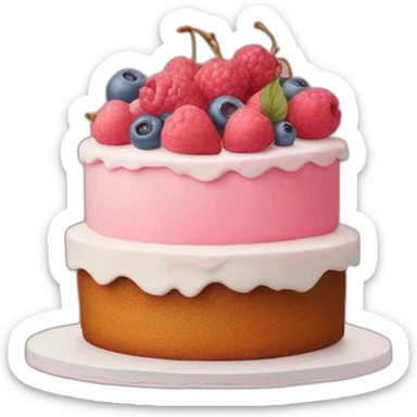 cake made of instagram likes sticker