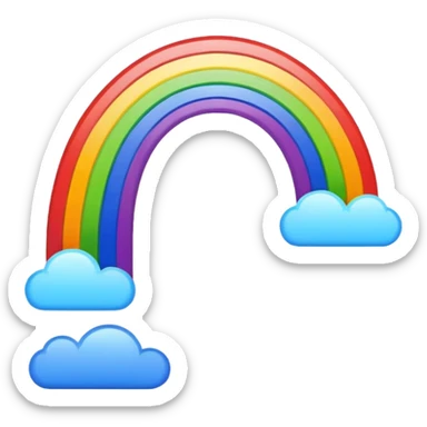 rainbows sticker