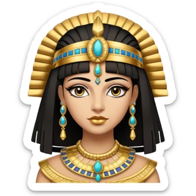 lighter skin to Cleopatra sticker