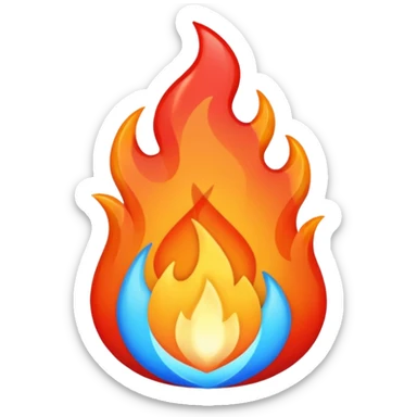 ❤️‍🔥💙 sticker