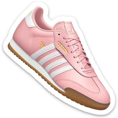 Light pink adidas samba sticker