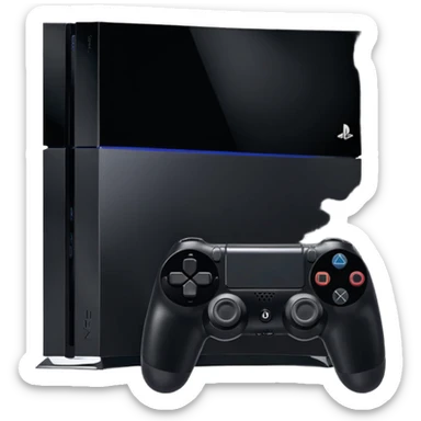 ps4 console sticker