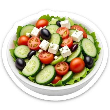 Greek salad sticker