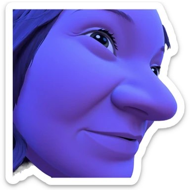 lonely journey through nature sticker