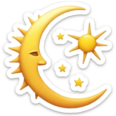 Sun/Moon sticker
