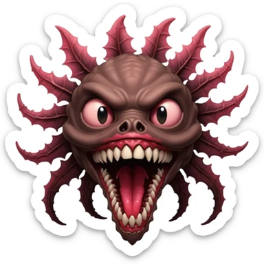 Deomgorgon from Stranger things  sticker
