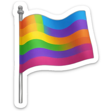 lgbt flag sticker