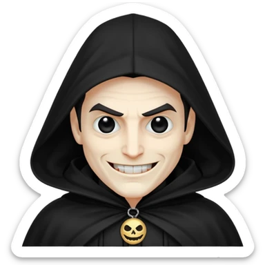 famous Villain character. sticker