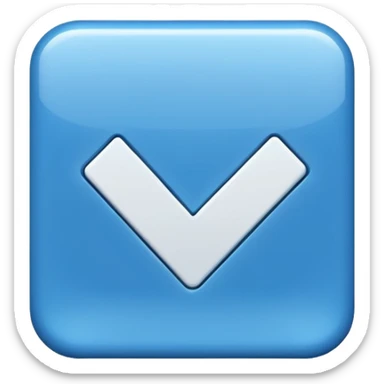 check mark button square sticker